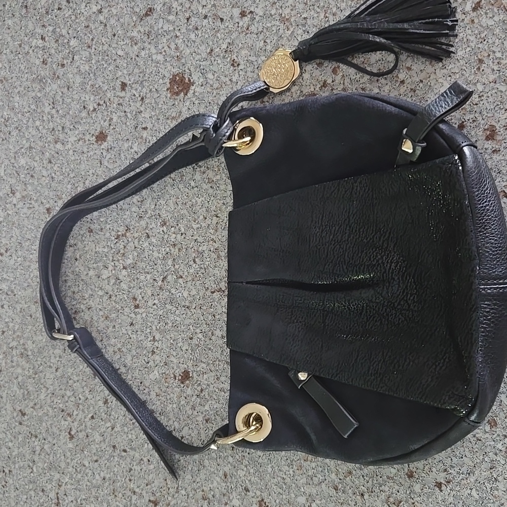 Vince Camuto Elegant Black Shoulder Bag